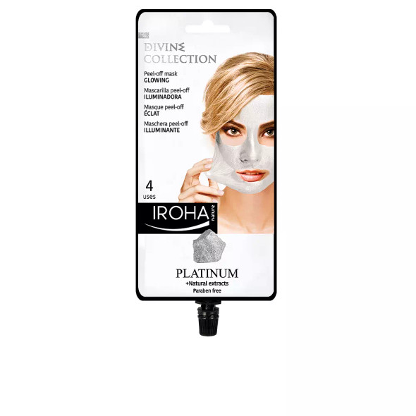 Iroha Nature PLATINUM peel-off glowing mask Face mask