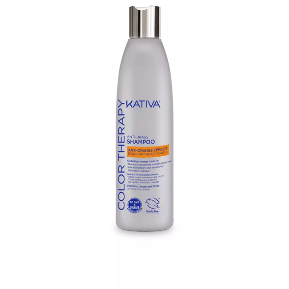 Kativa ANTI-BRASS anti-orange effect shampoo Colorcare shampoo