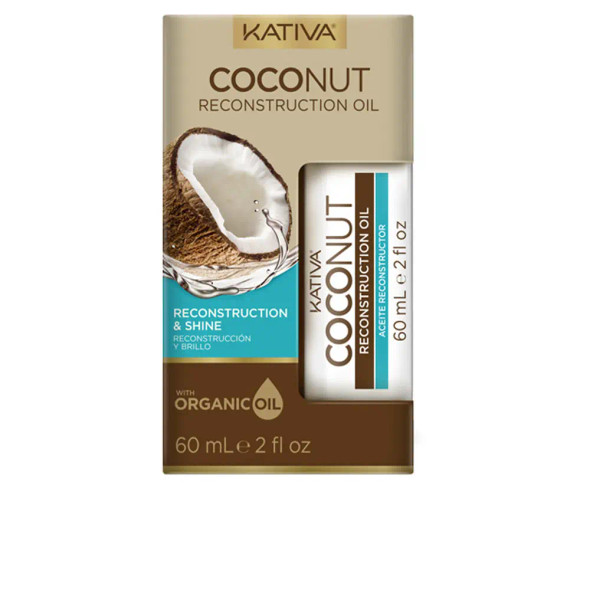 Kativa COCONUT reconstruction & shine oil Hair repair treatment - Shiny hair treatment