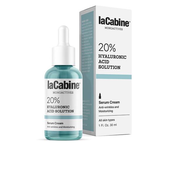 La Cabine MONOACTIVES 20% HYALURoNICO serum cream Face moisturizer Anti aging cream & anti wrinkle treatment