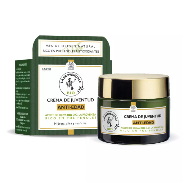 La Provencale Bio CREMA DE JUVENTUD BIO anti-edad dIa Anti aging cream & anti wrinkle treatment