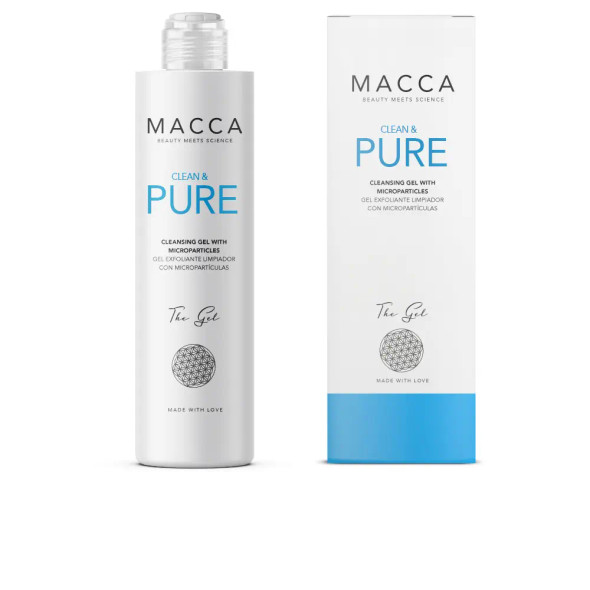 Macca CLEAN & PURE cleansing gel with microparticles Face scrub - exfoliator - Facial cleanser