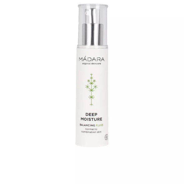 Madara Organic Skincare DEEP MOISTURE balancing fluid normal&combination skin Face moisturizer - Antioxidant treatment cream