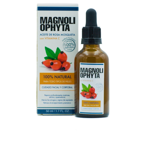 Magnoliophytha ACEITE DE ROSA MOSQUETA con Vitamina C - Face moisturizer - Anti aging cream & anti wrinkle treatment - Body moisturiser