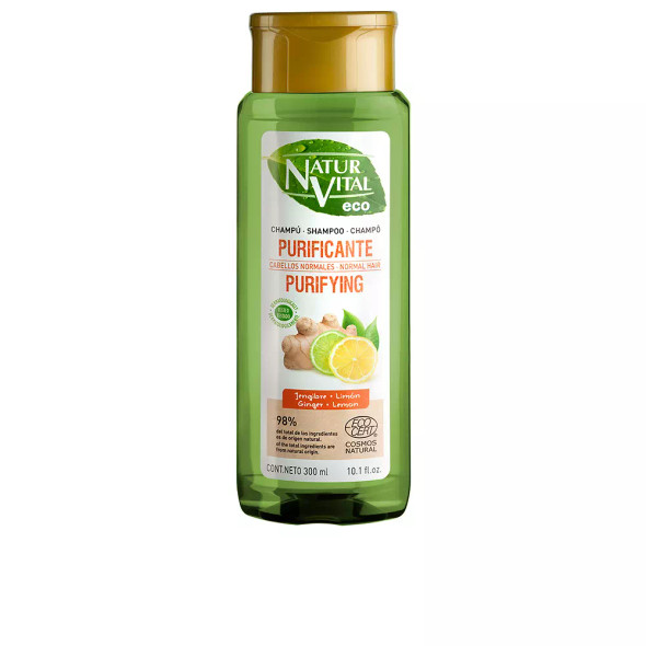 Naturvital ECO PURIFICANTE jengibre y limon champU Purifying shampoo