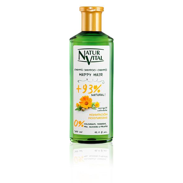 Naturvital HAPPY HAIR HIDRATACION 0% champU Moisturizing shampoo