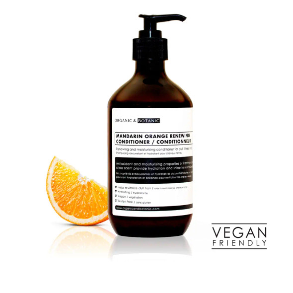 Organic & Botanic MANDARIN ORANGE renewing conditioner Shiny hair products