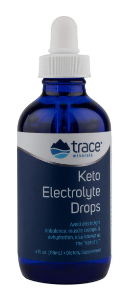 Trace Minerals Keto Electrolyte Drops - 118 ml.