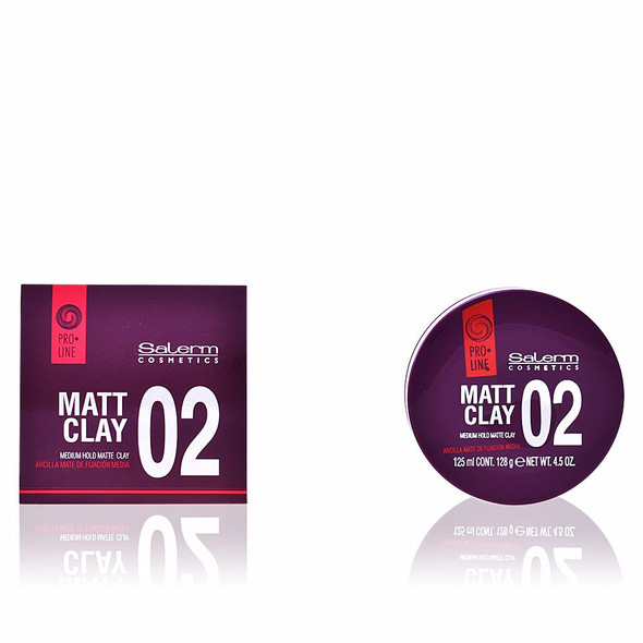 Salerm MATT CLAY medium hold matte clay Hair styling product