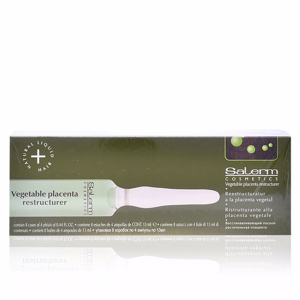 Salerm VEGETABLE PLACENTA restructurer Hair moisturizer treatment - Hair vitamins & supplements