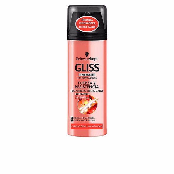 Schwarzkopf Mass Market GLISS FUERZA & RESISTENCIA tratamiento efecto calor Hair repair treatment