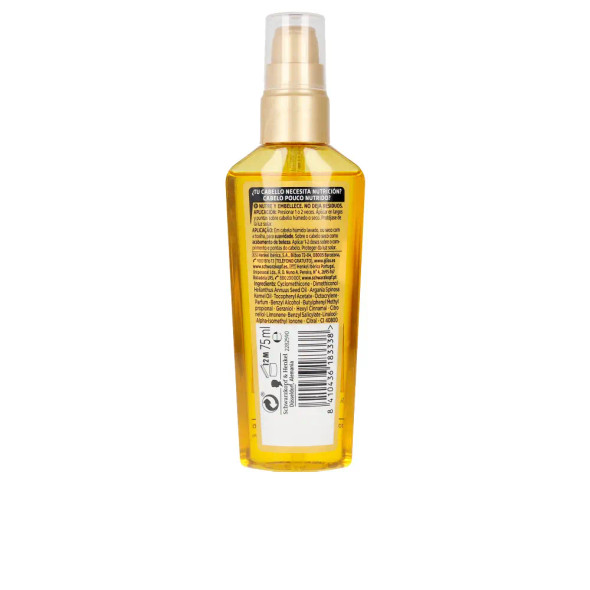 Schwarzkopf Mass Market GLISS HAIR REPAIR oil elixir Hair moisturizer treatment - Hair repair treatment - Shiny hair treatment
