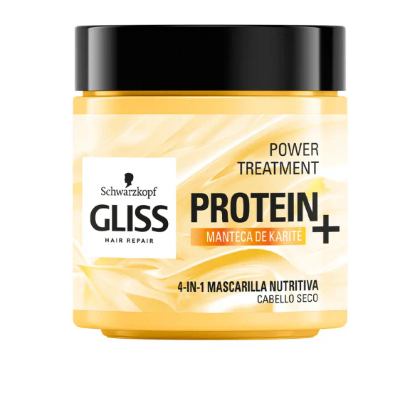 Schwarzkopf Mass Market GLISS PROTEIN+ mascarilla nutricion cabello seco Hair mask for damaged hair