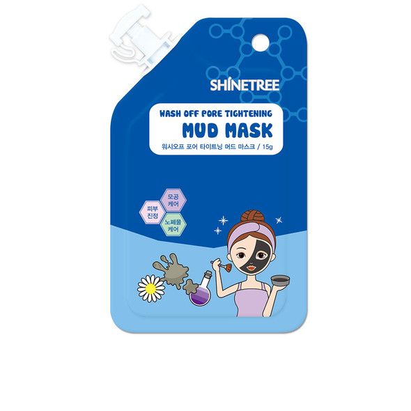 Shinetree MUD wash off pore tightening mask Face mask