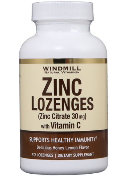 Windmill Zinc With Vitamin C Lozenges 50s