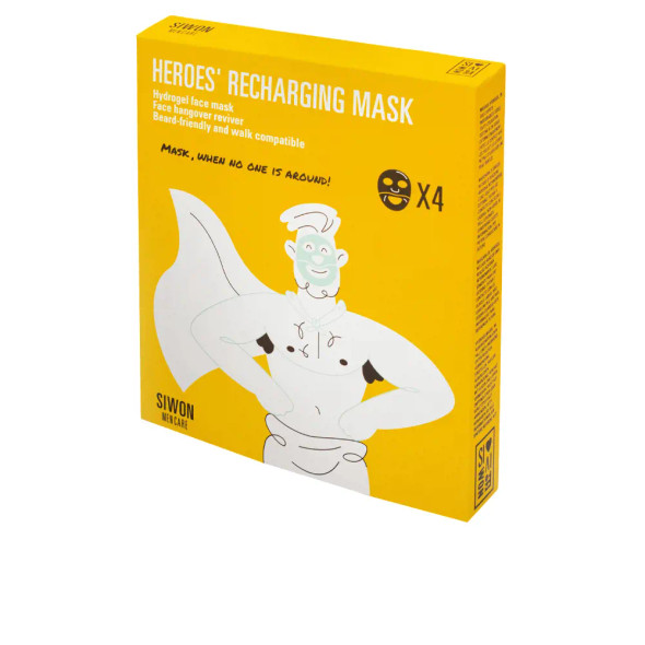 Siwon HEROES RECHARGING MASK hydrogel face mask Face mask Anti aging cream & anti wrinkle treatment