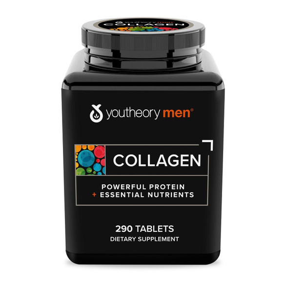 Youtheory Mens Collagen Advanced Formula, 290 Tablets