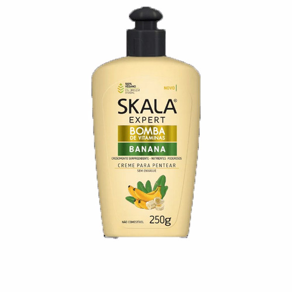 Skala CREMA PARA PEINAR bomba de vitaminas banana Shiny hair products - Detangling conditioner - Hair repair conditioner