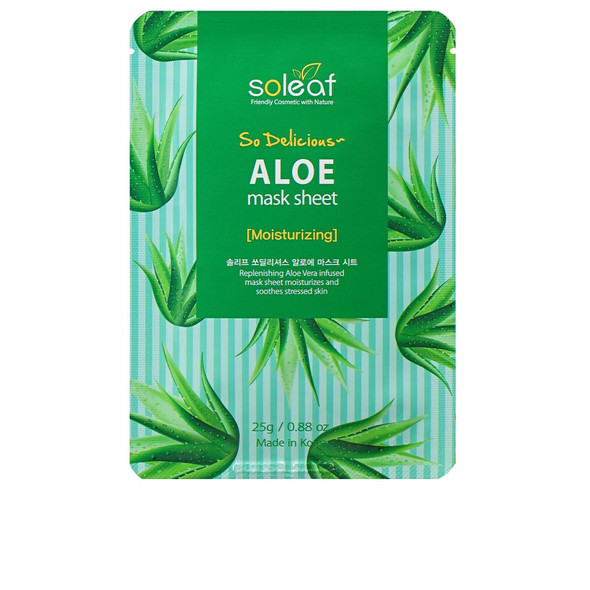 Soleaf ALOE moisturizing so delicious mask sheet Face mask