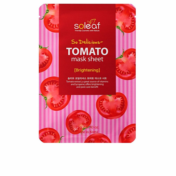 Soleaf TOMATO brightening so deliciuos mask sheet Face mask