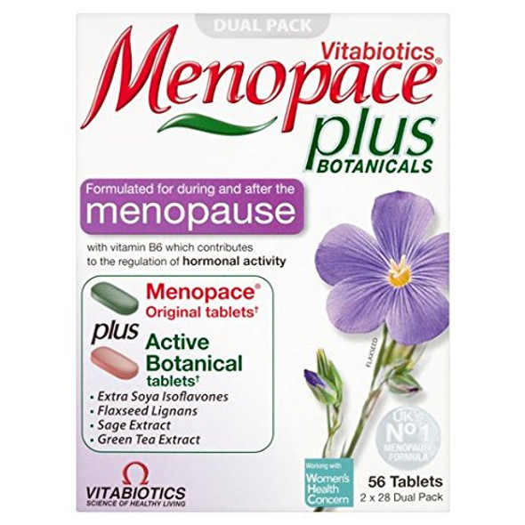 Vitabiotics Menopace Plus FOR Menopause Hormonal Activity 56 TABS