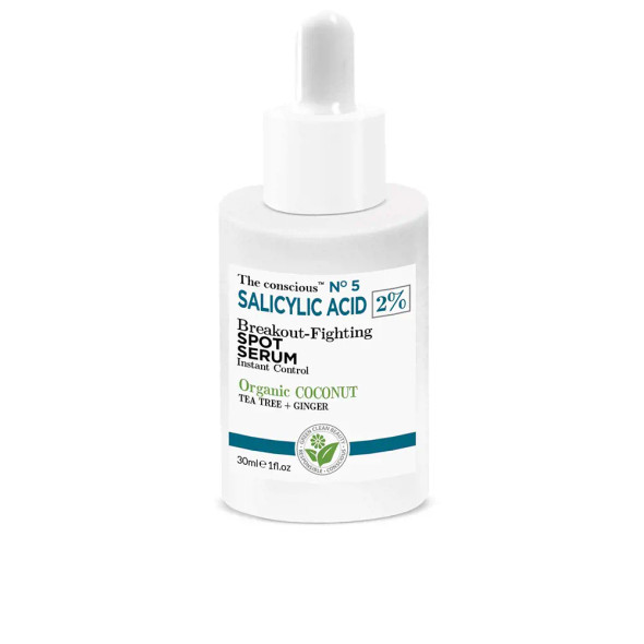 The Conscious SALICYLIC ACID breakout-fighting spot serum organic coconut Anti blemish treatment cream