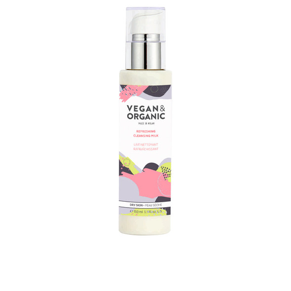 Vegan & Organic REFRESHING CLEANSING milk dry skin Make-up remover