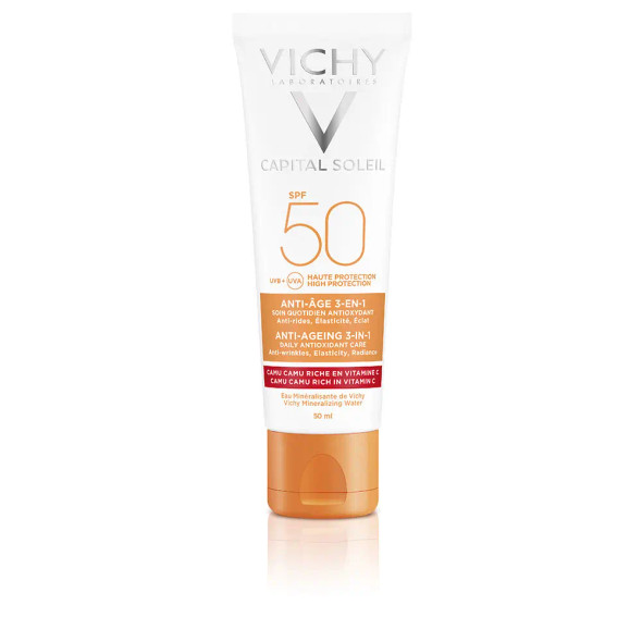 Vichy Laboratoires CAPITAL SOLEIL soin antioxydant anti-âge SPF50 Antioxidant treatment cream