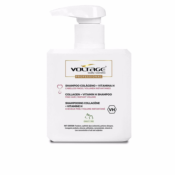 Voltage Cosmetics COLaGENO + VITAMINA H champU Volumizing shampoo - Moisturizing shampoo