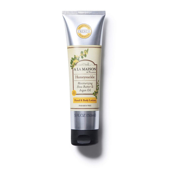 A LA MAISON Honeysuckle Lotion for Dry Skin - Natural Hand and Body Lotion (2 Pack, 5 oz Bottle)