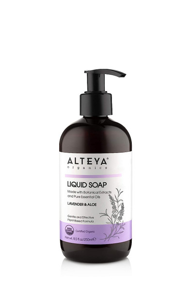 Alteya Organics Liquid Soap Lavender & Aloe 8.5 Fl. Oz