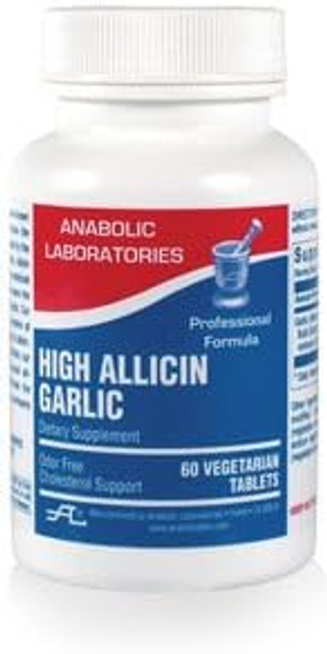 Anabolic Laboratories, Garlic 500mg, 60 Caps, High Allicin Garlic, Odor Free,