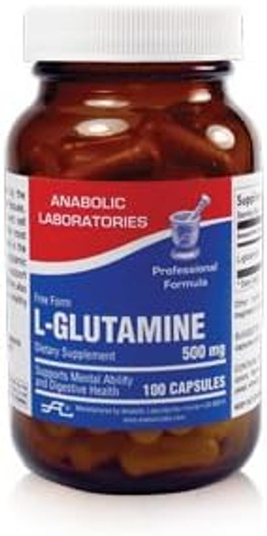 Anabolic Laboratories, L-glutamine 500mg, 100 Capsules