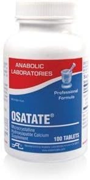 Anabolic Laboratories, Osatate Elemental Calcium 225mg, 100 Tablets
