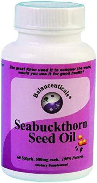 Balanceuticals Seabuckthorn Seed Oil 60 sftgl ( Multi-Pack)4