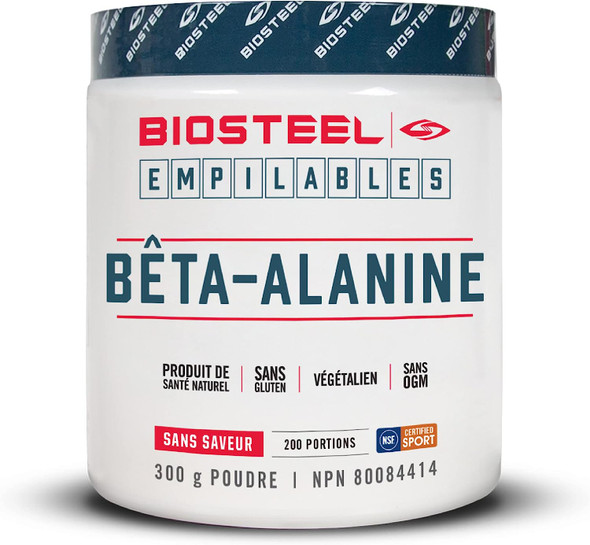 BioSteel Stackables Beta-Alanine Powder, Gluten Free and Non-GMO Formula, Unflavored, 200 Servings