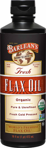 Barlean's Organic Oils Fresh Flax Oil Organic