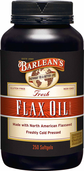 Barlean's Organic Oils Fresh Flax Oil Softgels