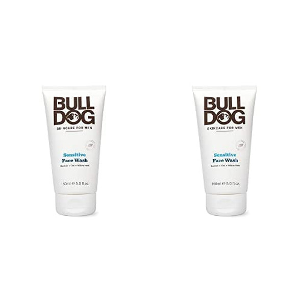 Bulldog Mens Skincare and Grooming Sensitve Face Wash, 5 Ounce (Pack of 2)