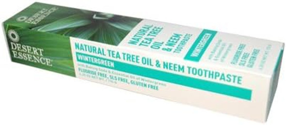 DESERT ESSENCE TPST,Tea Tree,Wintergreen, 6.25 OZ