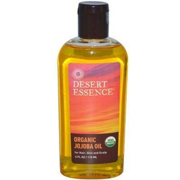 Desert Essence, Oil Jojoba 100% Org, 4 Ounce