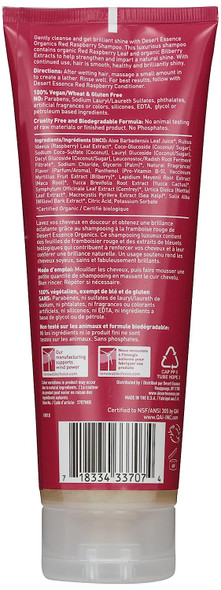 Desert Essence, Red Raspberry Shampoo, Organic, 8 oz