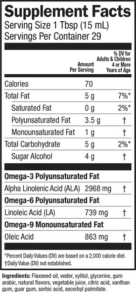 Barlean's Organic Oils Seriously Delicious™ Omega-3 Flax Strawberry Banana Smoothie