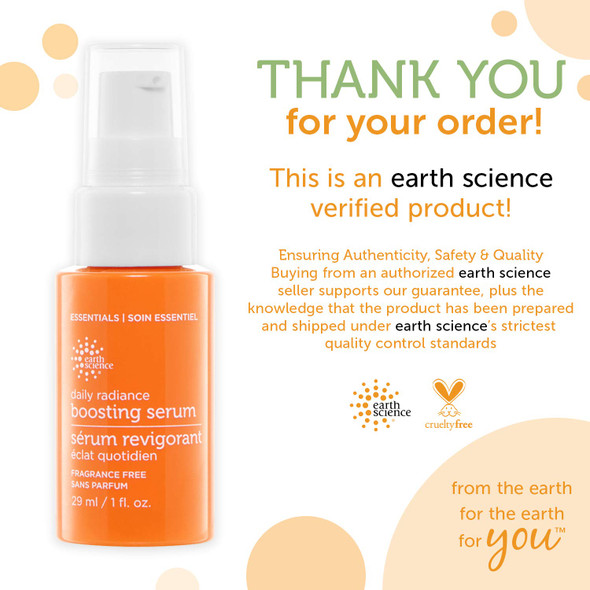 EARTH SCIENCE - Daily Radiance Boosting Serum, Fragrance Free (1 fl. oz.)