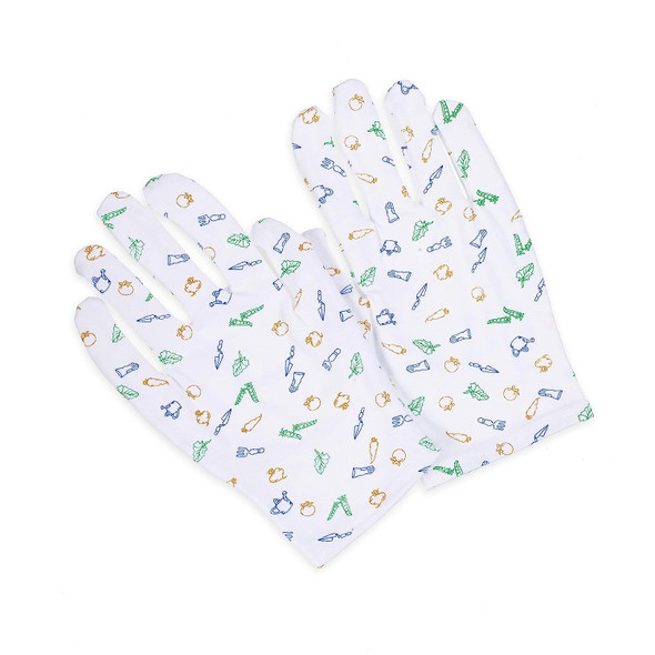 Earth Therapeutics Moisturizing Hand Gloves w/Garden Prints - (1 Pair)