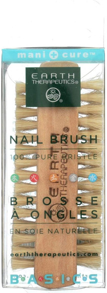 Earth Therapeutics Professional Nail Brush 100% Pure Bristle - 1 Brush