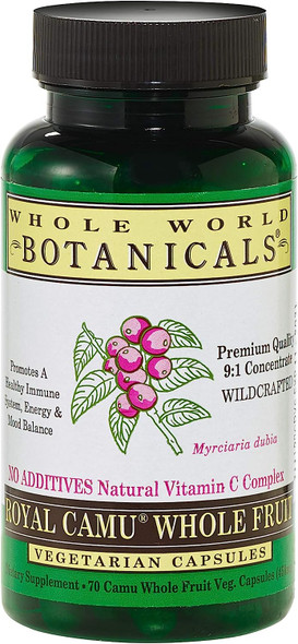 Whole World Botanicals - Royal Camu Dark, 70 Vegetarian Capsules