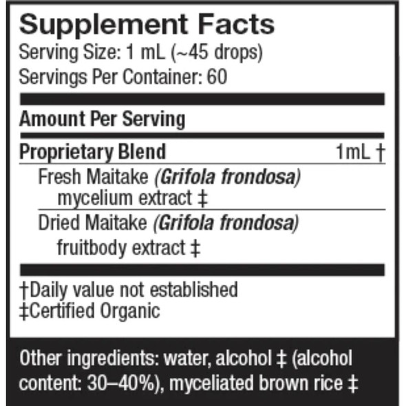 Host Defense Maitake Extract 2 oz