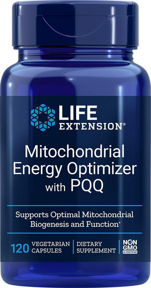 Life Extension Mitochondrial Energy Optimizer With Pqq, 120 Vcaps, 144 G