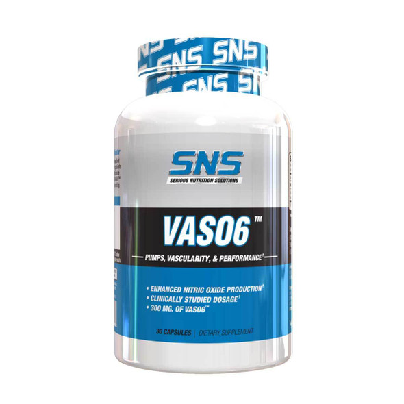 Serious Nutrition Solutions Vaso6 30 Caps